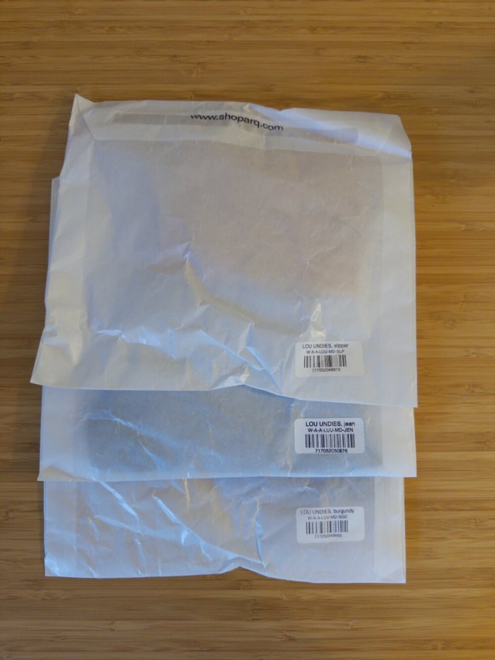 ARQ Lou Undies size M lot of 3
